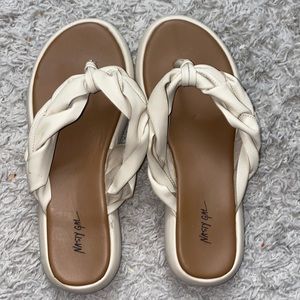 Brown and nude sandal